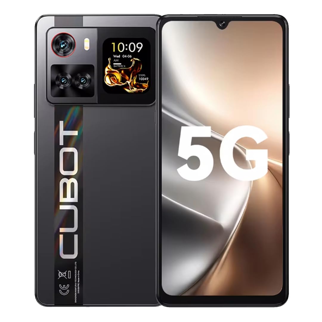 Cubot X 100 8GB 256GB 5G Dual SIM Smartphone, Black | B0FS1VDZD3